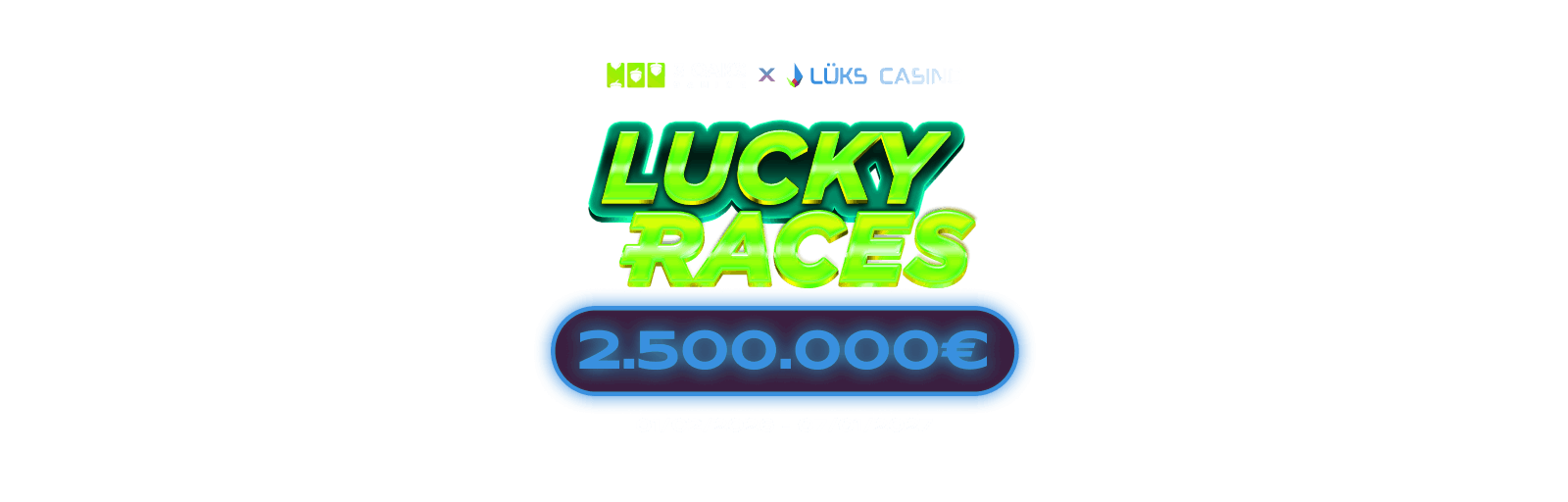 3 Oaks Lucky Races yazısı ve ödül havuzu